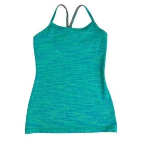 Iviva | Girls Power Y Tumblin Skinny Stripe Racerback Tank Top Size 12 - Picture 1 of 7